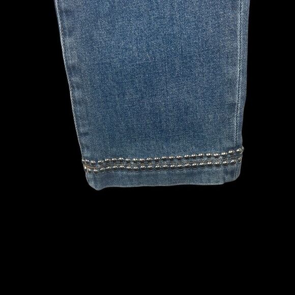 Frame Denim Anstee Studded Straight Leg Jeans Sz 25 - Picture 9 of 14